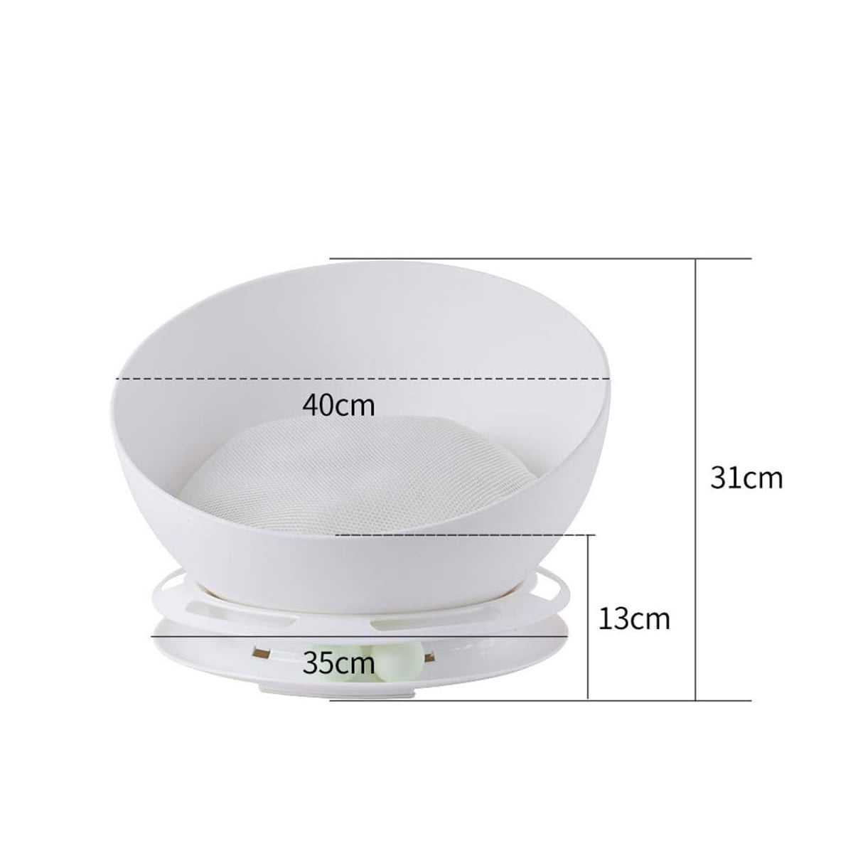 Cama Tipo Huevo -  Base con Juguete