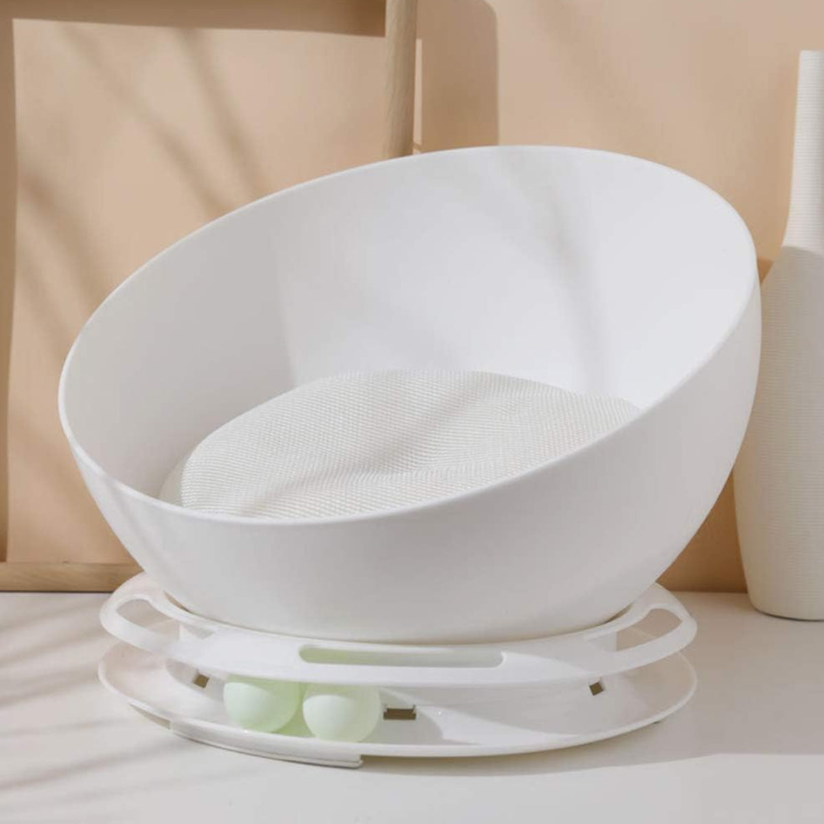 Cama Tipo Huevo -  Base con Juguete